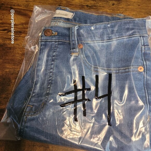 Madewell Jeans Size 28 Skinny 9" Mid Rise Pleasant Wash M6287 Tummy Control - Picture 13 of 13